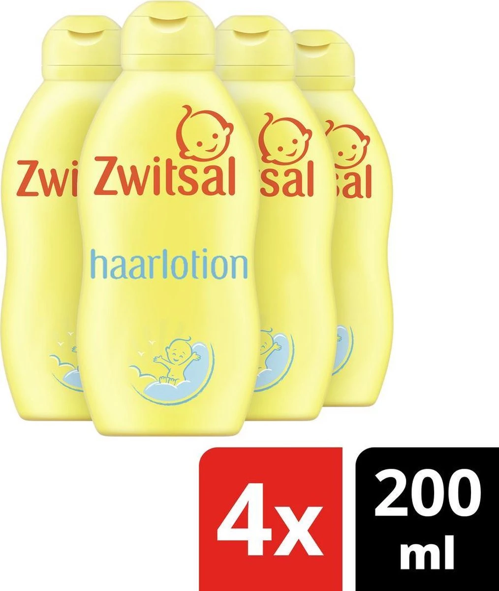 Zwitsal Baby Goedemorgen Haarlotion - 4 X 200 Ml - Voordeelverpakking - Image 2