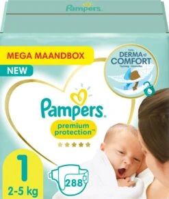 Pampers® Pampers Premium Protection Luiers - Maat 1 (2-5 Kg) - 288 Stuks