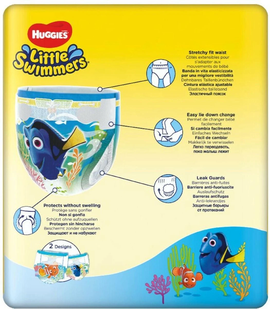 Huggies Little Swimmers - Zwemluiers - Maat 2/3 - (3 Tot 8 Kg) - Voordeelverpakking - 36 Stuks - Image 3