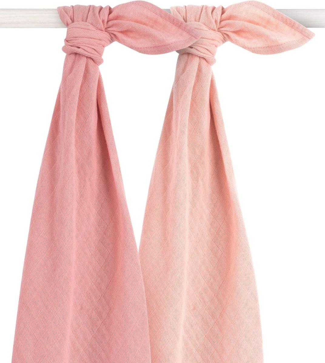Jollein Hydrofiele Doek Large 115x115cm Bamboe Katoen - Pale Pink - 2 Stuks - Image 11