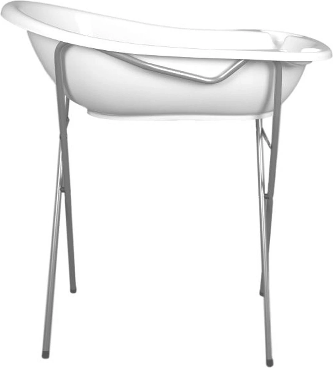 MamaLoes Babybadje - Wit - 86x38 Cm - Inclusief Stop - Image 2