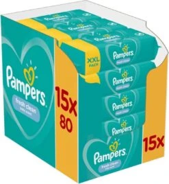 Pampers® Pampers Fresh Clean Billendoekjes - 1200 Doekjes