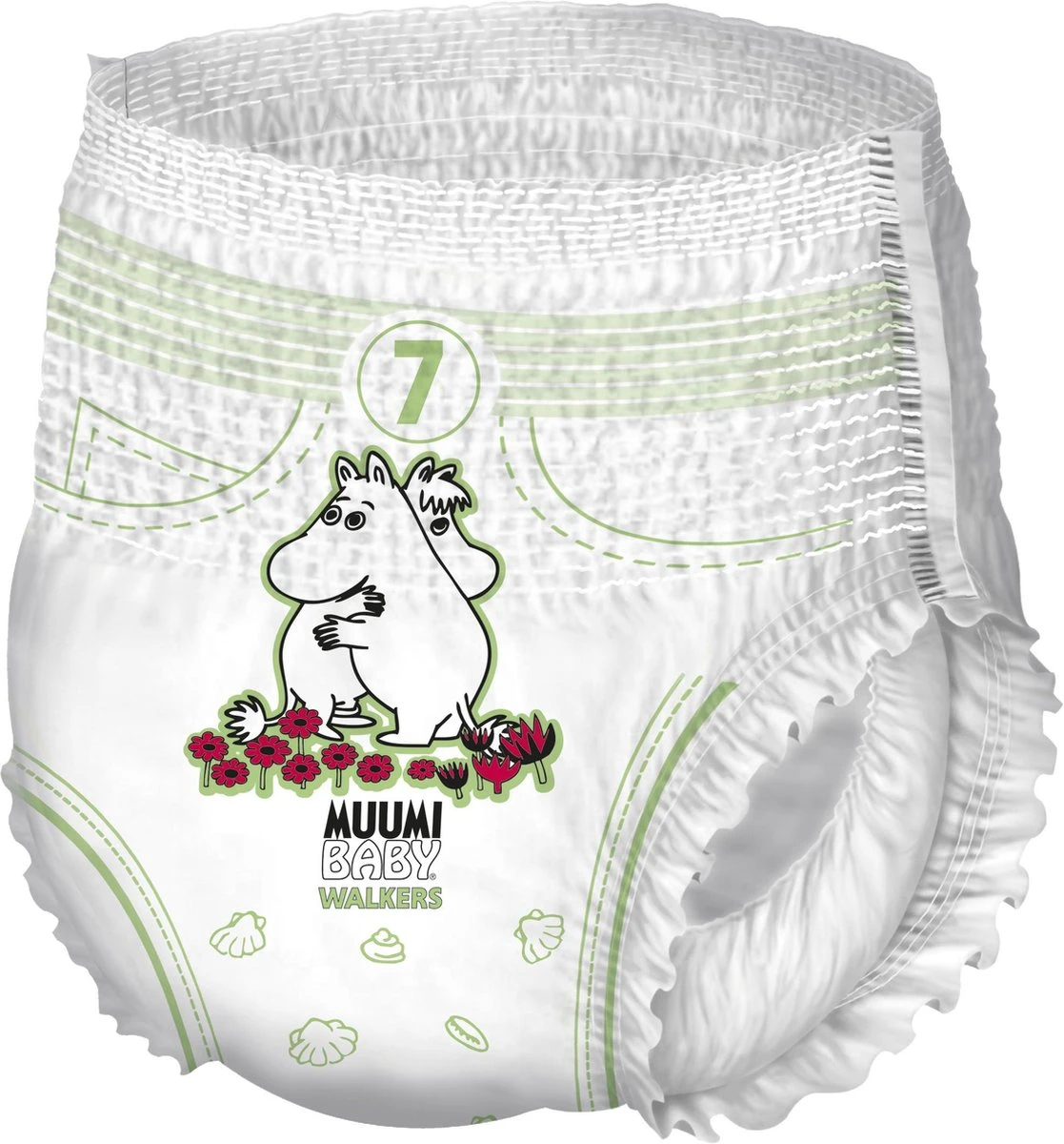 Eco Muumi Baby Luierbroekjes Maat 7 - 16-26 Kg - 102 Stuks - Ecologisch - Image 2