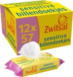 Zwitsal Sensitive Billendoekjes Voordeelverpakking 684 Doekjes