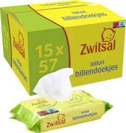 Zwitsal Lotion Billendoekjes Alcoholvrij - 965 Doekjes - Voordeelverpakking
