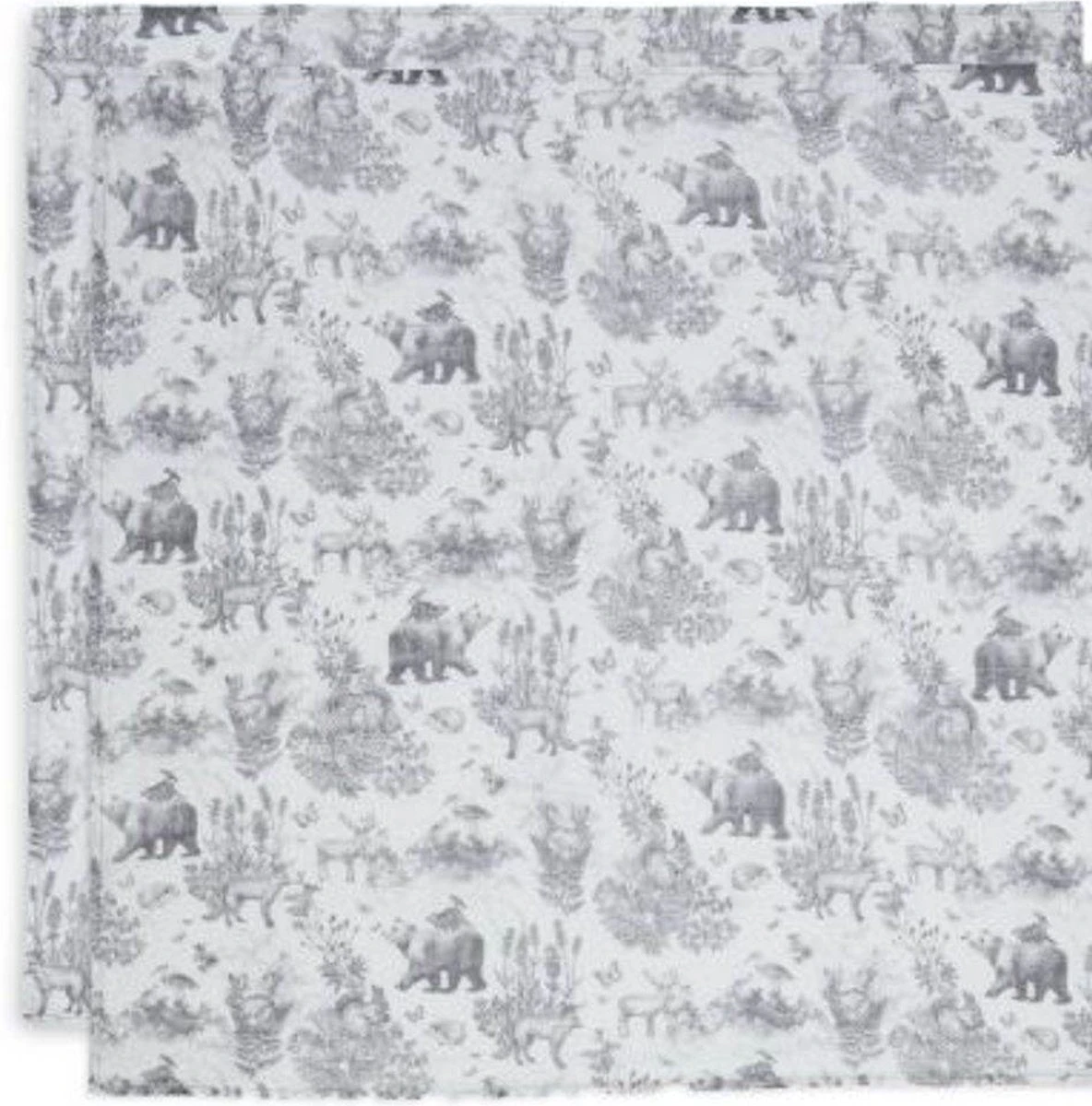 Jollein Hydrofiele Doek 70x70cm Pimpelmees Forest Animals - 2 Stuks