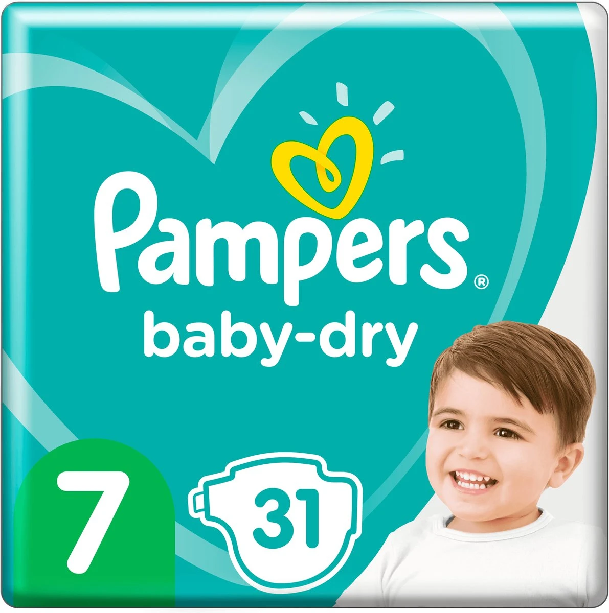 Pampers® Pampers Baby-Dry Maat 7 (15kg+) - 31 Luiers - Image 6
