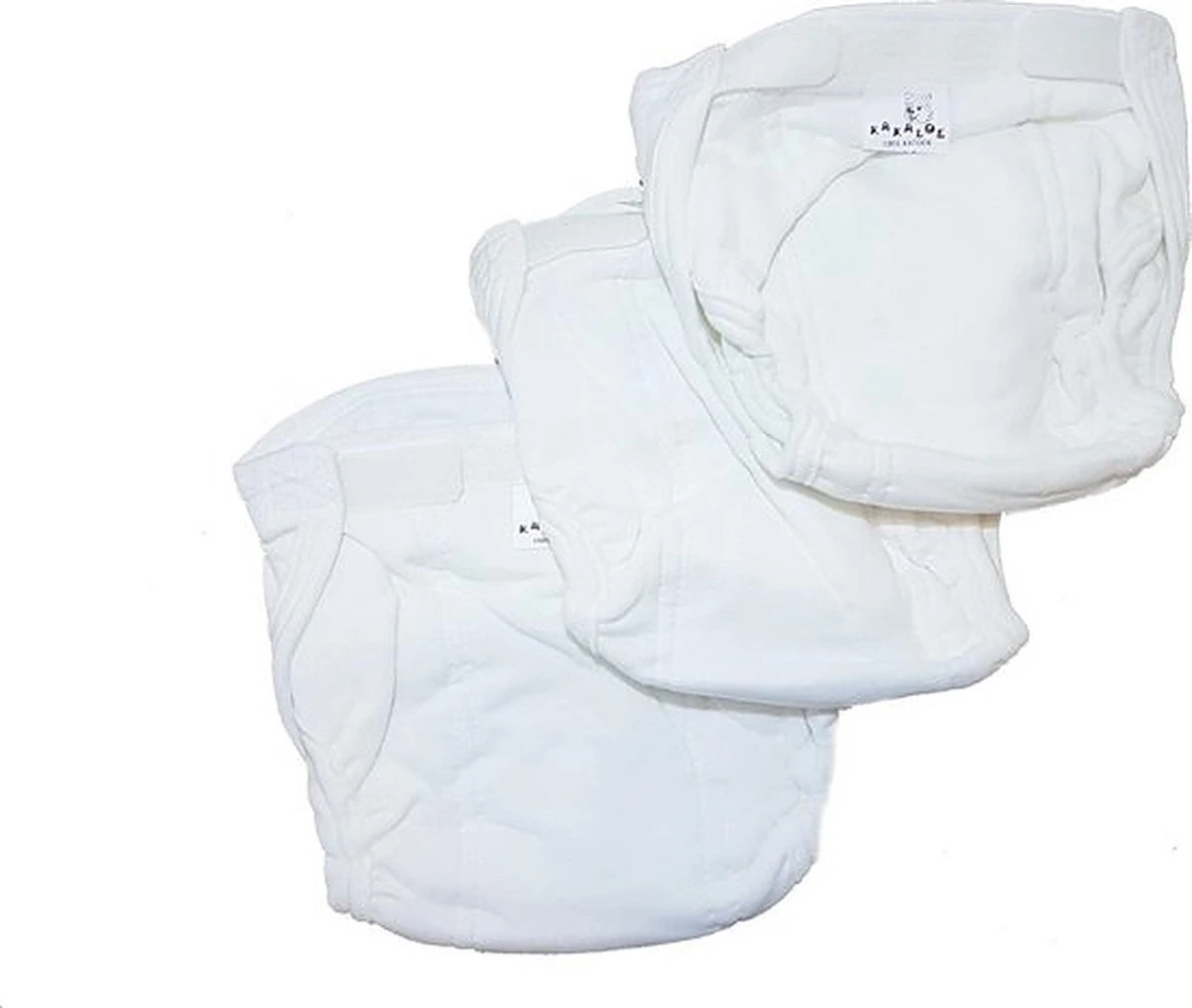 Merkloos Wasbare Luier - Katoen - 5 Pack - Luierbroekje - Drukknoopjes - Zacht En Sterk - Duurzame Luier