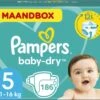 Pampers® Pampers Baby Dry Maat 5 (11-16kg) - 186 Luiers
