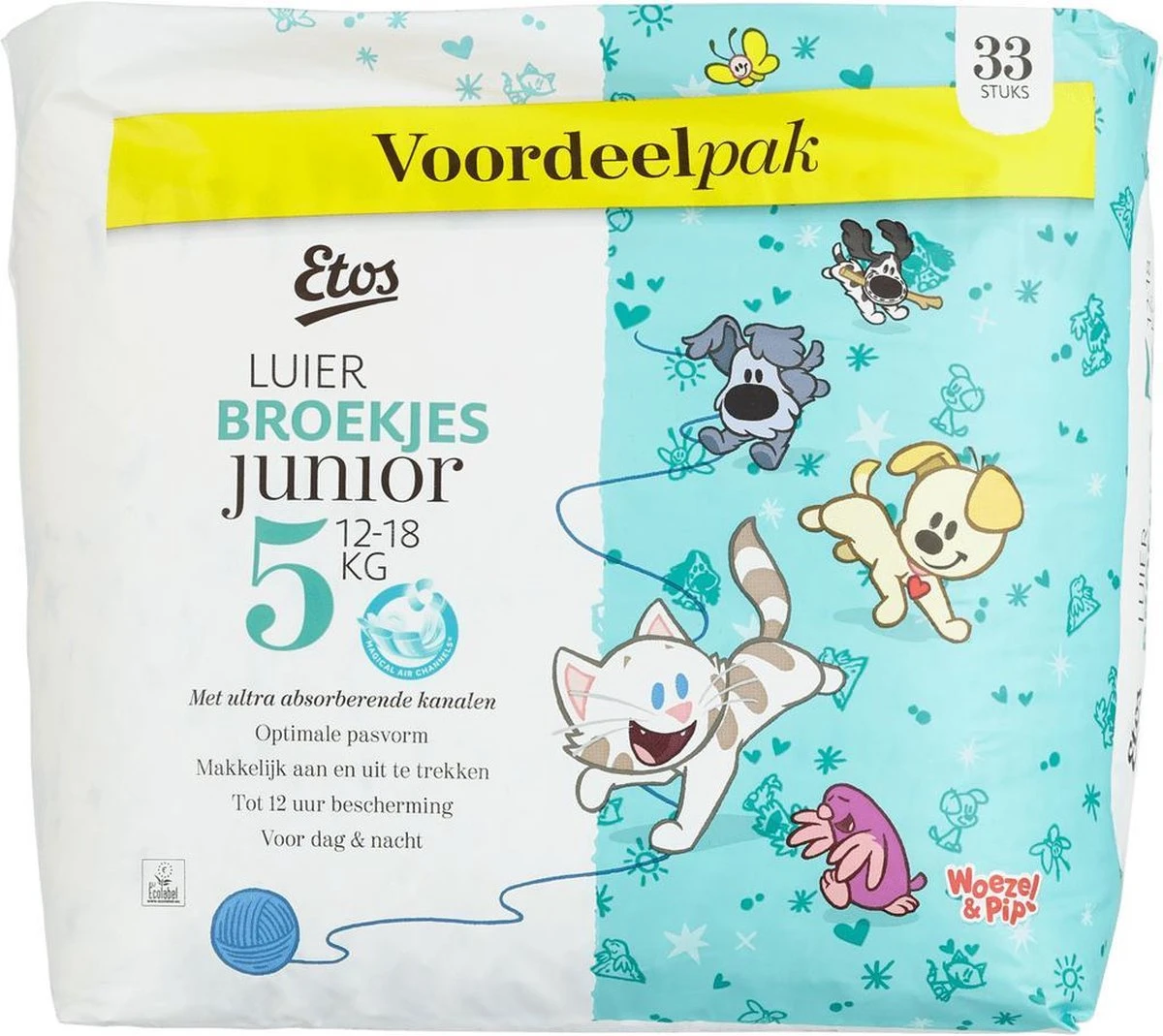 Etos Luierbroekjes - Megabox - Maat 5 - 12 Tot 18 Kg - 99 Stuks (3 X 33 Stuks) - Image 2