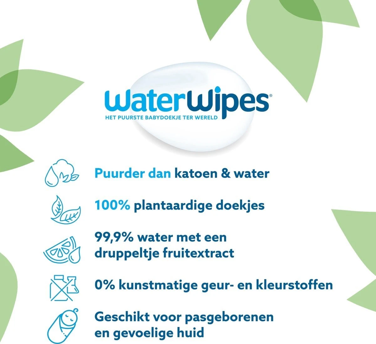 WaterWipes Billendoekjes Bio - 12 X 60 Stuks - 720 Doekjes - Image 9