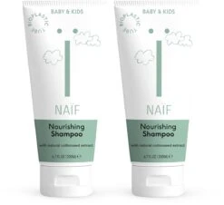 Naïf Voedende Shampoo - Baby En Kids - 2x 200ml - Met Natuurlijke Ingrediënten