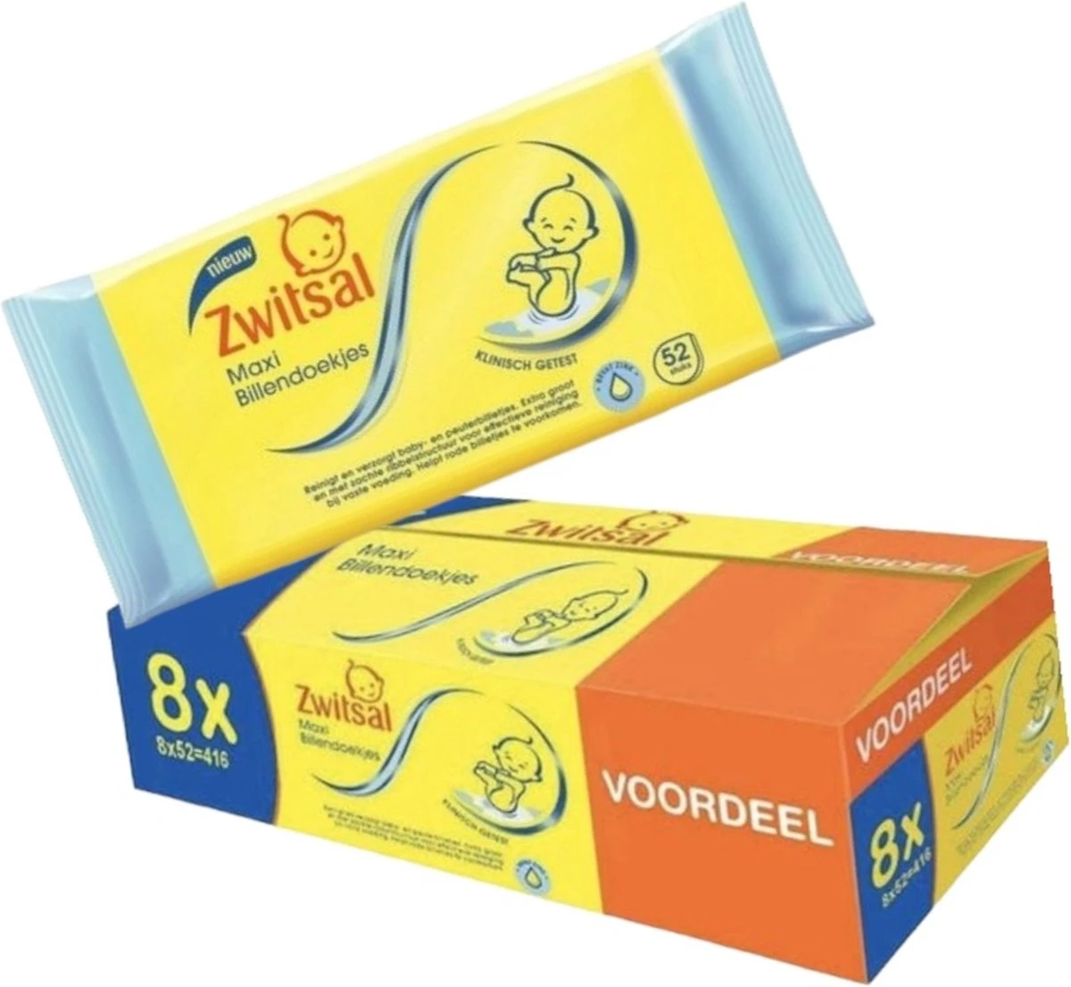 Zwitsal Billendoekjes Babydoekjes Maxi Voordeelverpakking
