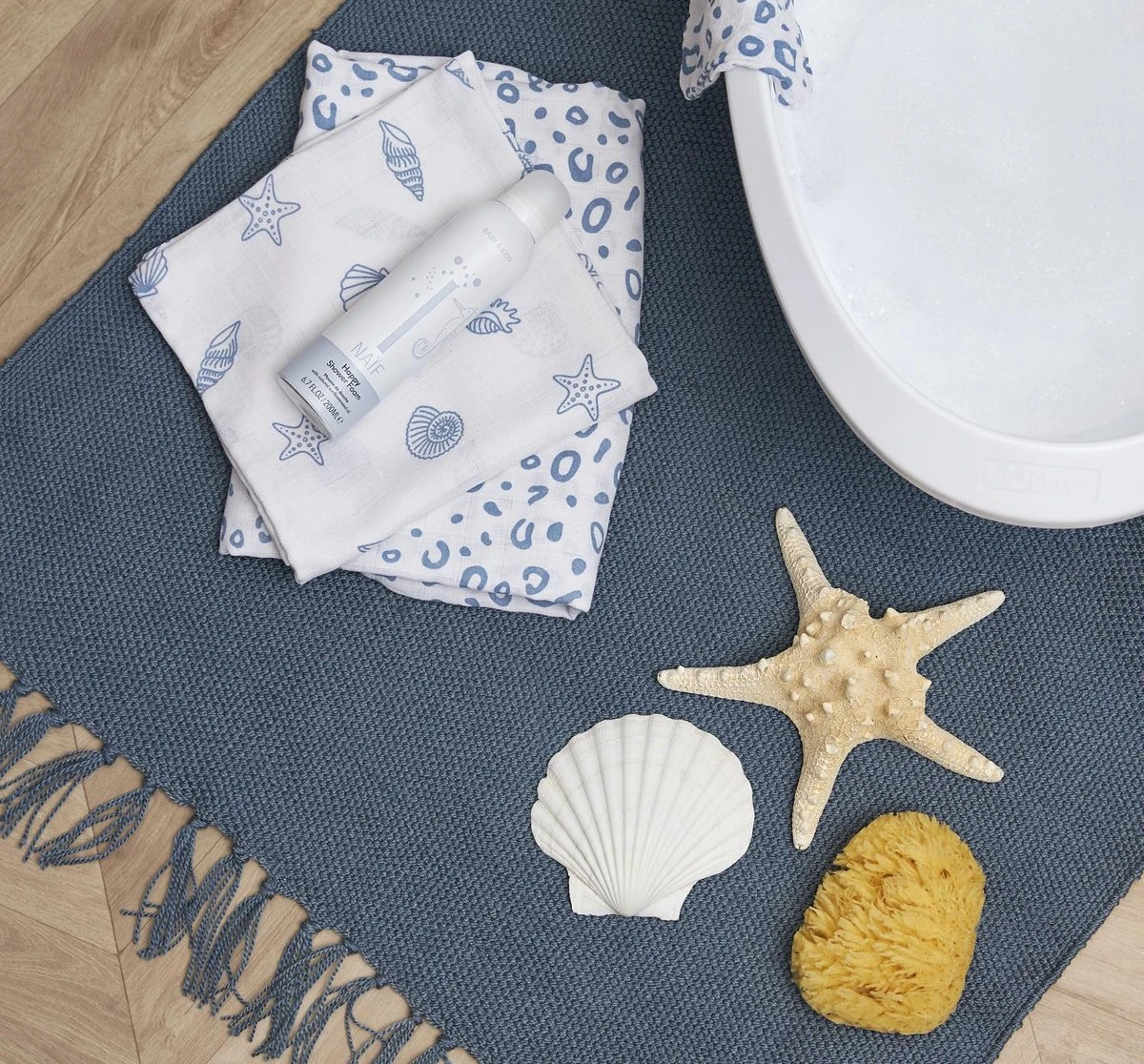 Meyco Shells Starterset - 9-pack - Hydrofiel - Denim - Image 2