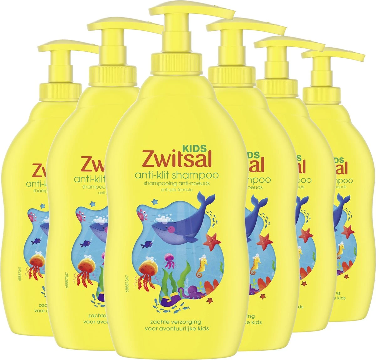 Zwitsal Kids Anti-Klit Shampoo - 6 X 400 Ml - Voordeelverpakking - Image 3