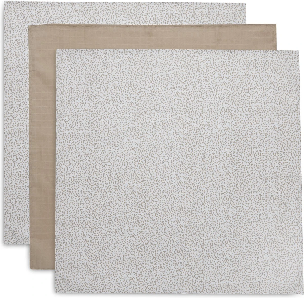 Jollein Hydrofiele Doek Small 70x70cm Dotted - 3 Stuks