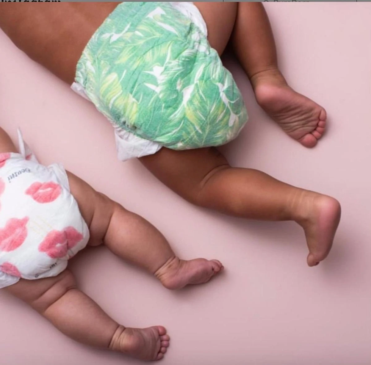 PureBorn Bamboe Luiers - Maat 5 (11-18kg) - 22 Stuks | Flowers - Image 2