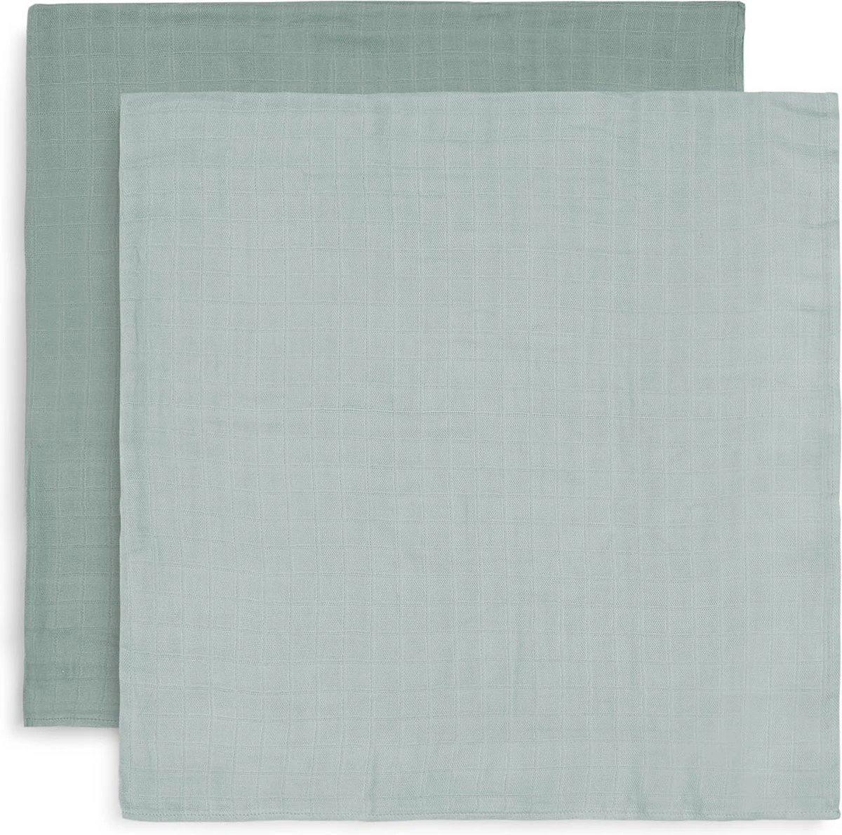 Jollein Hydrofiele Doek Large 115x115cm Bamboe Katoen - Ash Green - 2 Stuks - Image 15