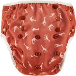 HappyBear | Zwemluier - Savanna | 0-3 Jaar | Wasbaar | Licht En Compact - Handig Voor Op Reis | Goede Pasvorm Door Elastische Sluiting