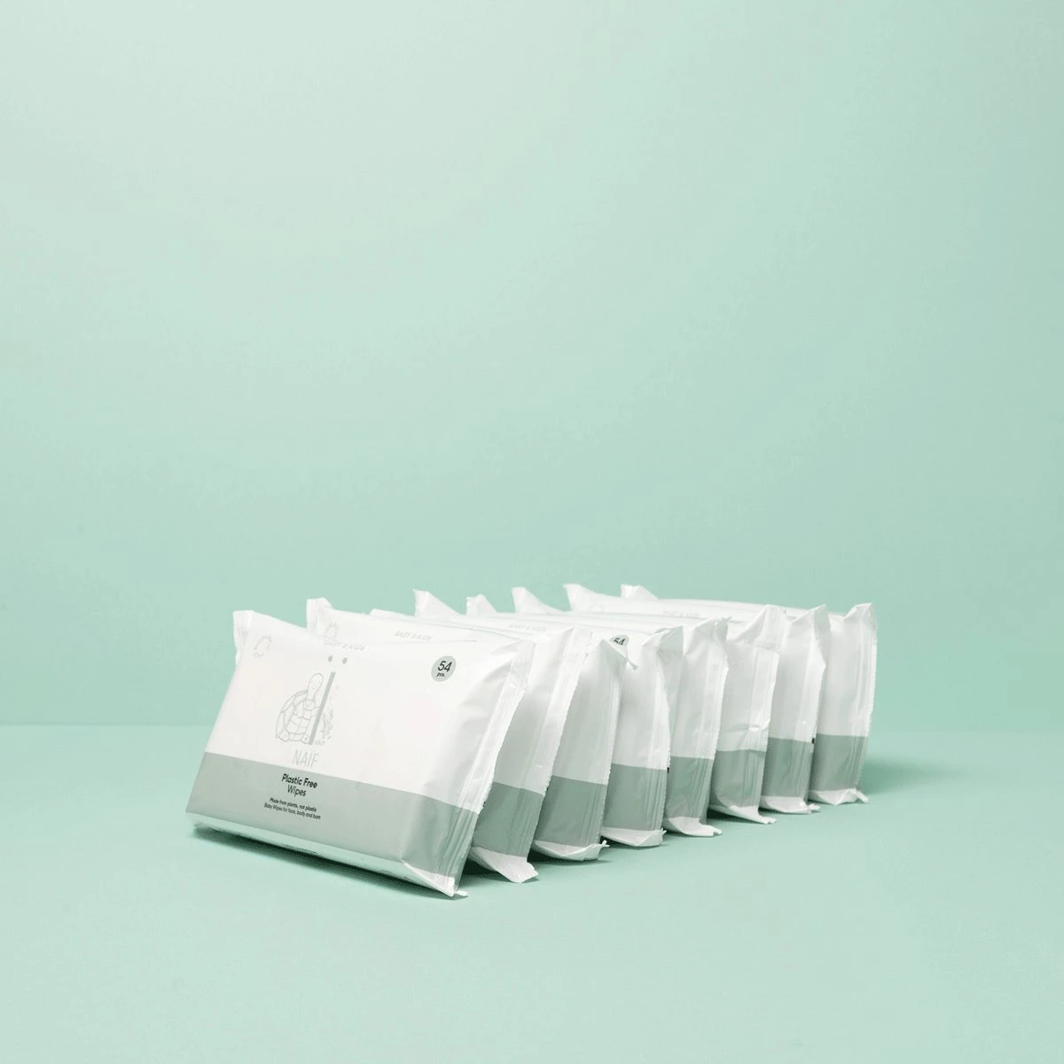 Naïf Plasticvrije Billendoekjes - Voordeelverpakking - Babyverzorging - 32 Stuks X 54 Doekjes - Met Natuurlijke Ingrediënten - Image 5