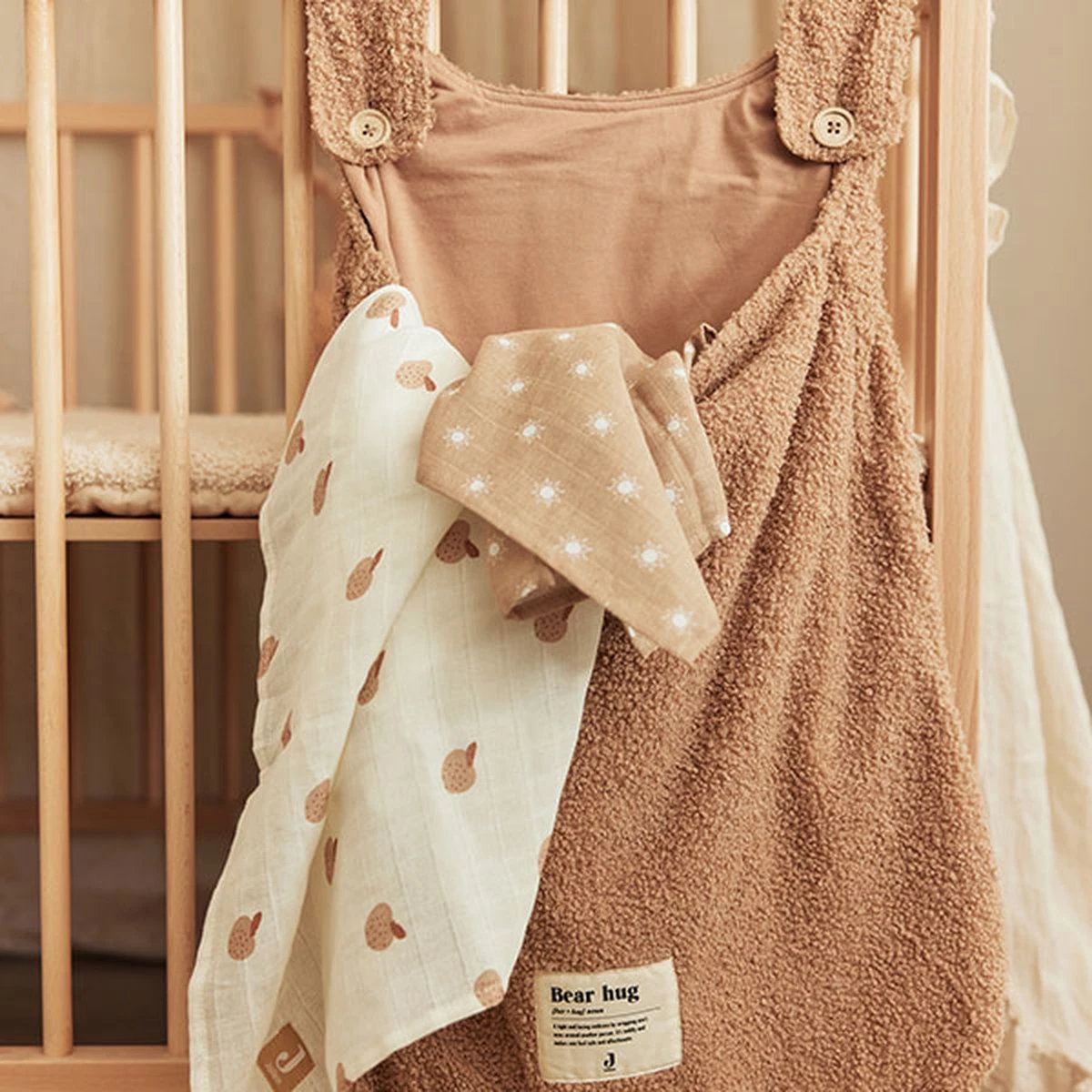 Jollein Hydrofiele Doek Small 70x70cm Farm - 3 Stuks - Image 13