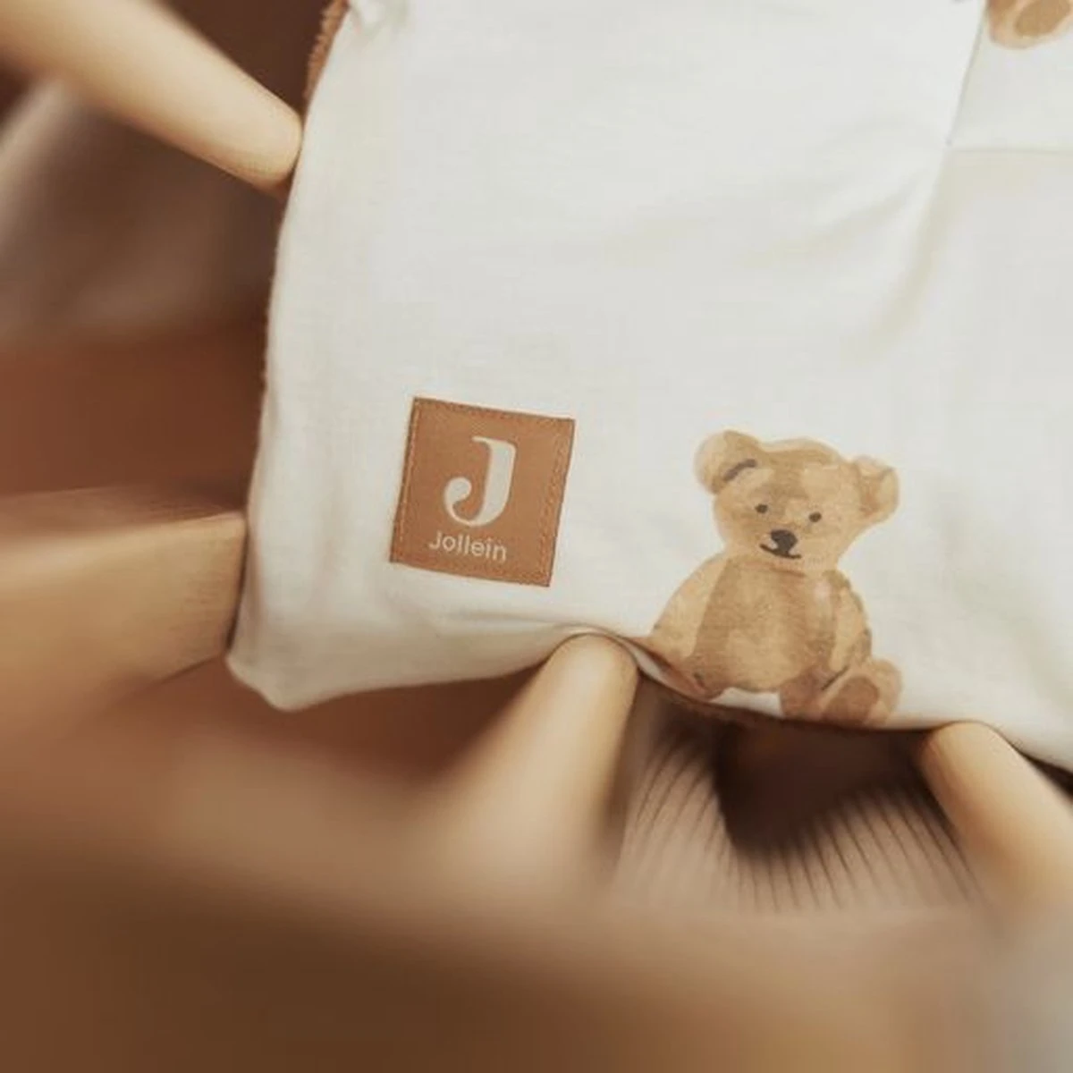 Jollein Hydrofiele Doek Large 115x115cm Teddy Bear- 2 Stuks - Image 7