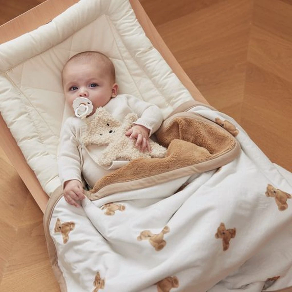 Jollein Hydrofiele Doek Large 115x115cm Teddy Bear- 2 Stuks - Image 8