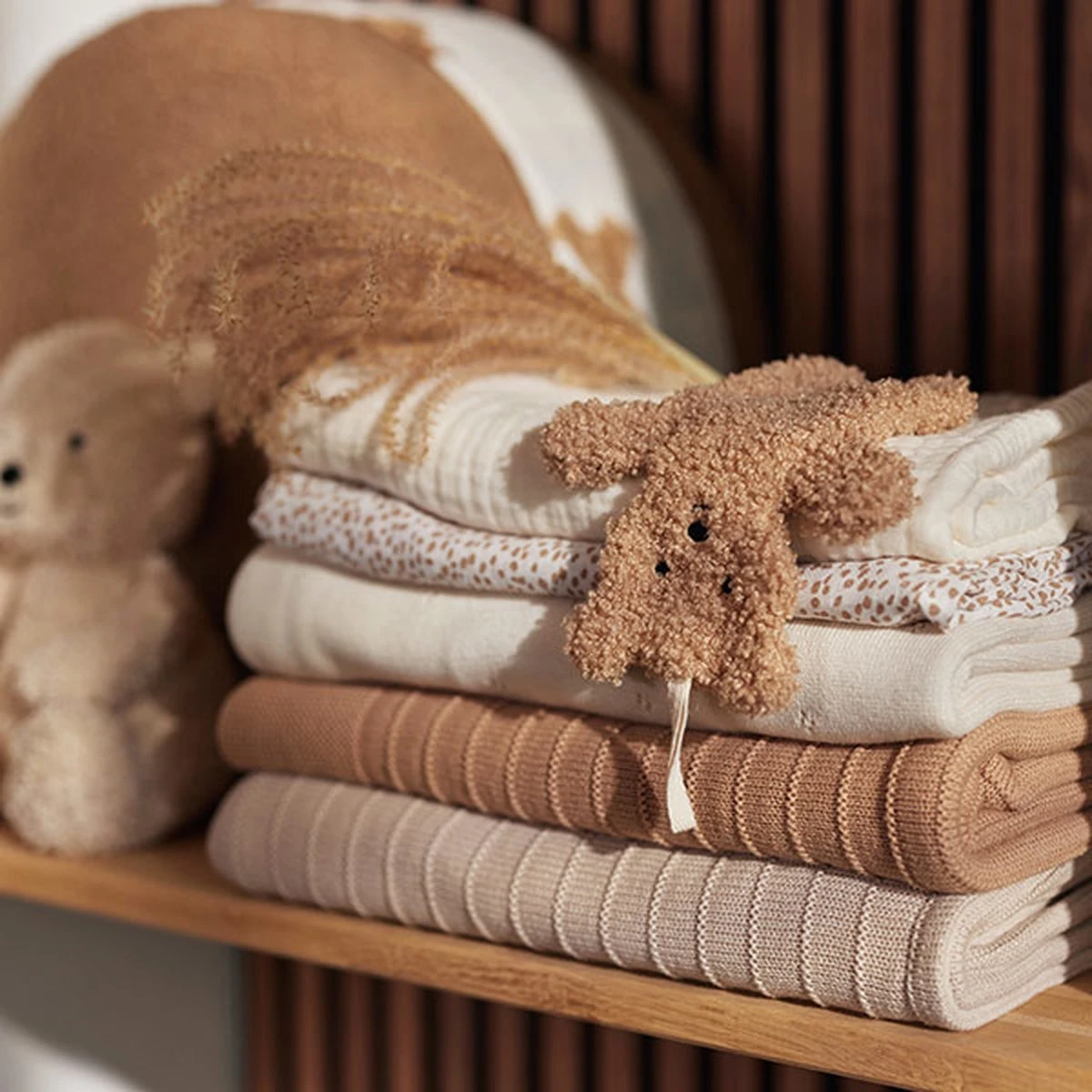 Jollein Hydrofiele Doek Large 115x115cm Teddy Bear- 2 Stuks - Image 10