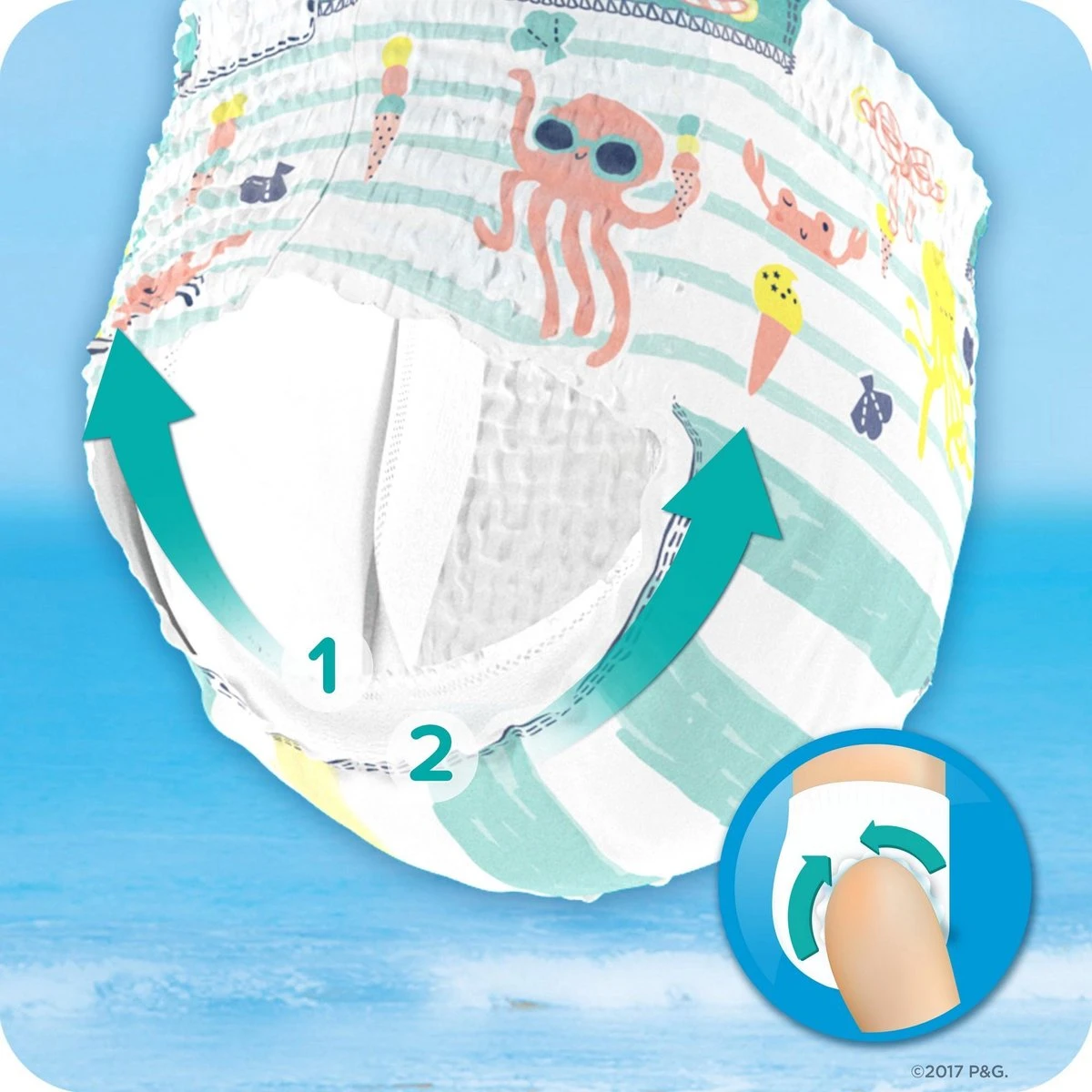 Pampers® Pampers Splashers Wegwerpbare Zwemluiers - Maat 5-6 (14+ Kg) - 30 Stuks - Voordeelverpakking - Image 3