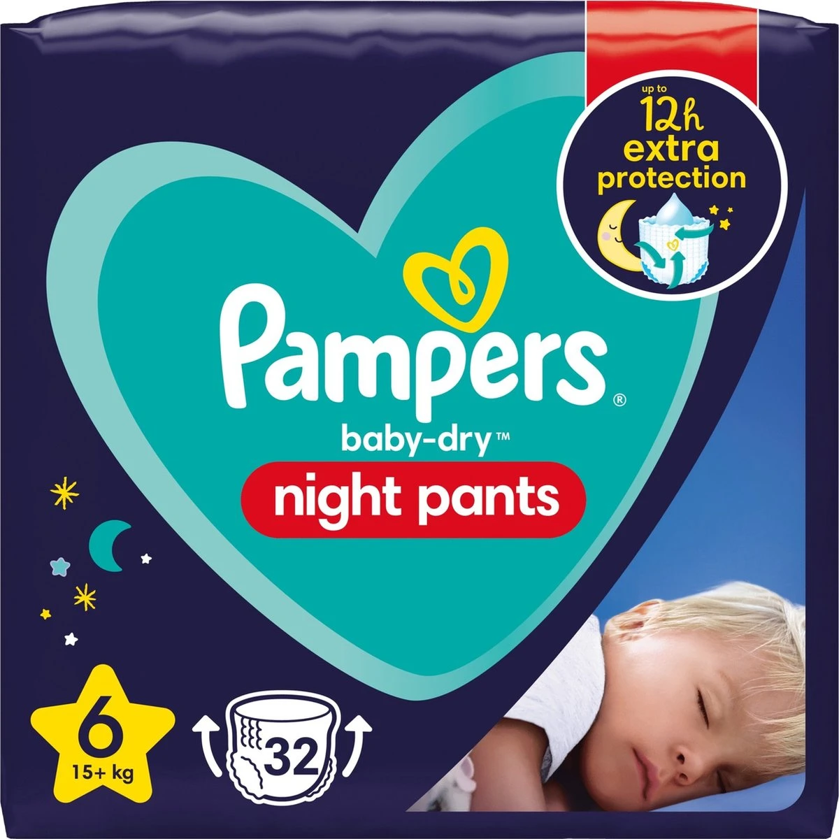 Pampers® Pampers - Night Pants - Maat 6 - Mega Pack - 64 Luierbroekjes - Image 2