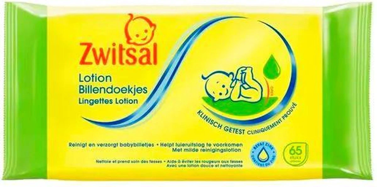 Zwitsal - Billendoekjes - Lotion - 65st - Image 6