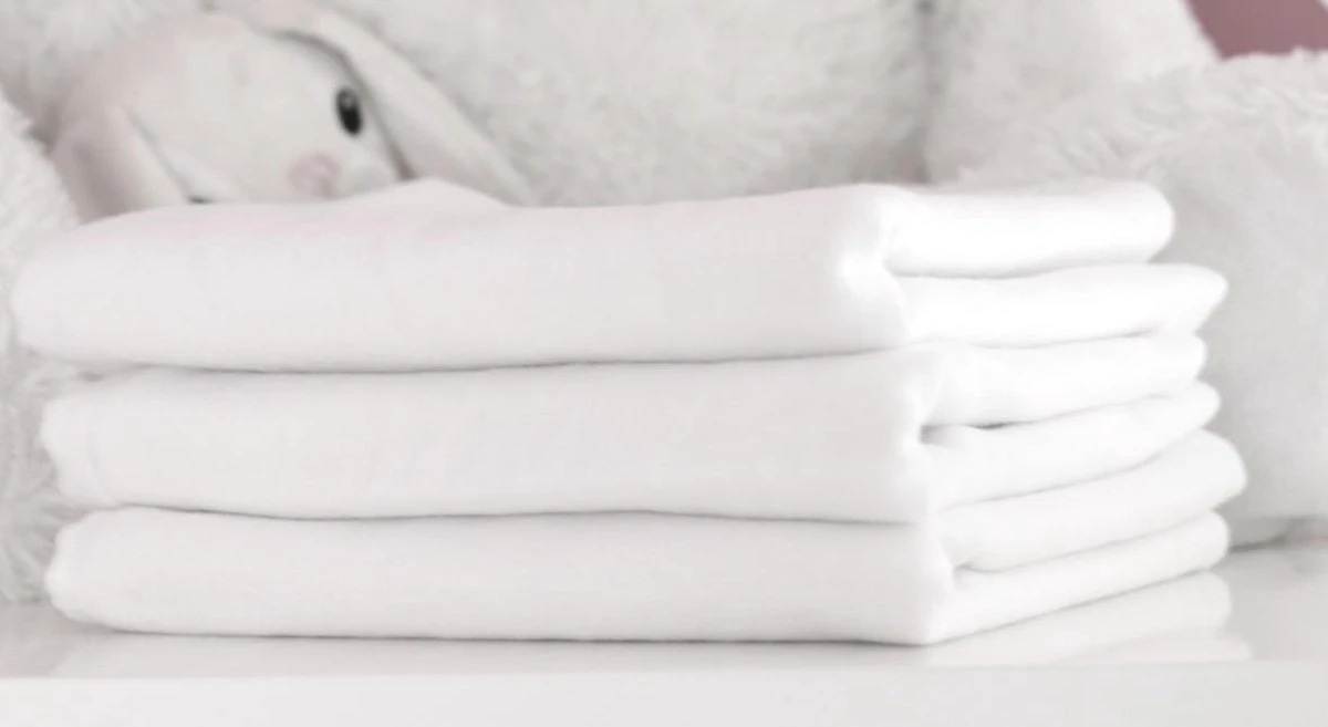 Flanellen Luiers - 3 Pack - 80cm X 80cm - Wit - FENSILO - Image 7