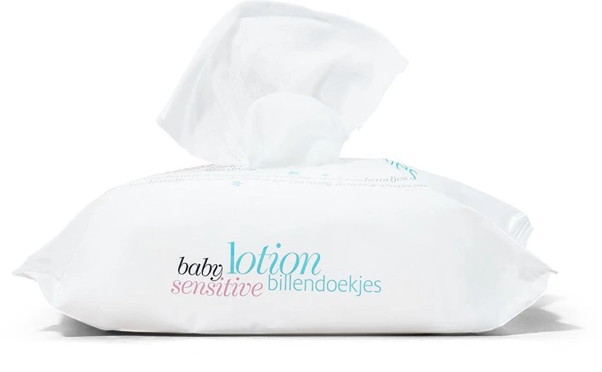 Etos Baby Lotion Sensitive Billendoekjes - 1920 Stuks (24x 80 Stuks) - Image 3