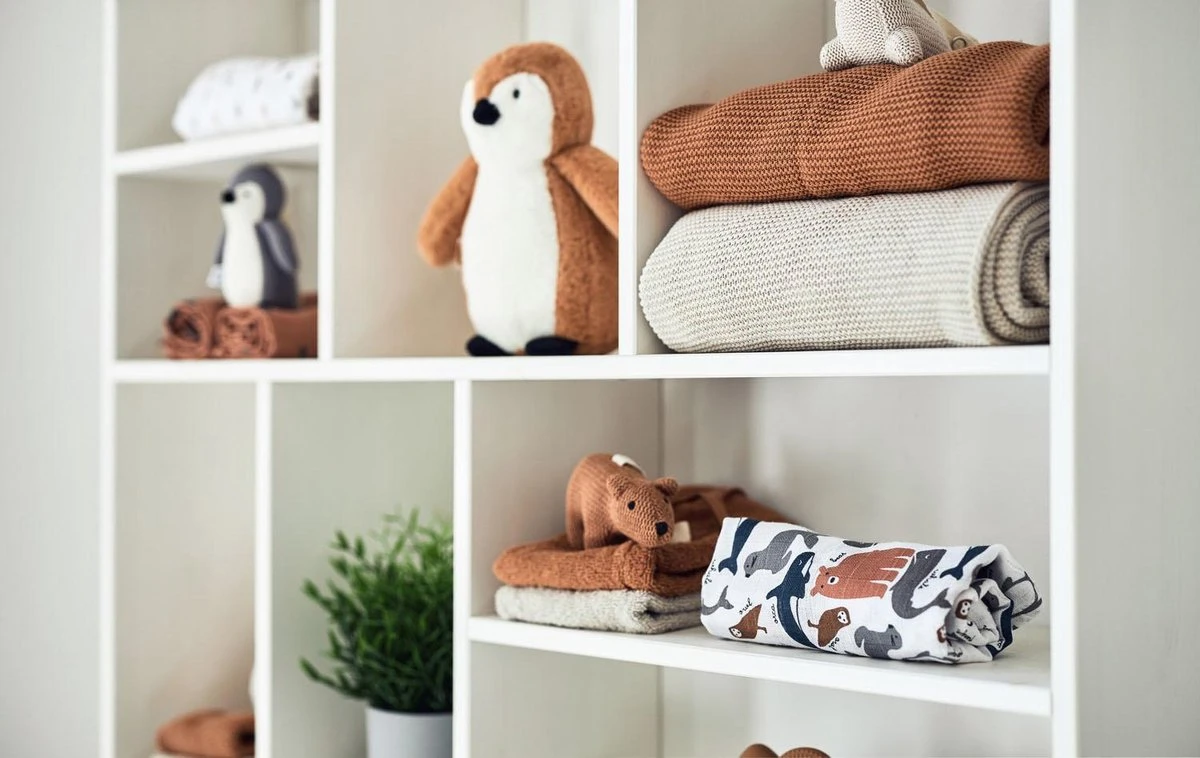 Jollein Hydrofiel Multidoek Spot 70x70cm - Caramel - 3 Stuks - Image 7