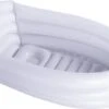 Bambino© Opblaasbaar Babybad - Lichtgrijs - 78 X 52 X 30 Cm | Ideaal Voor Op Reis | 0-12 Maanden