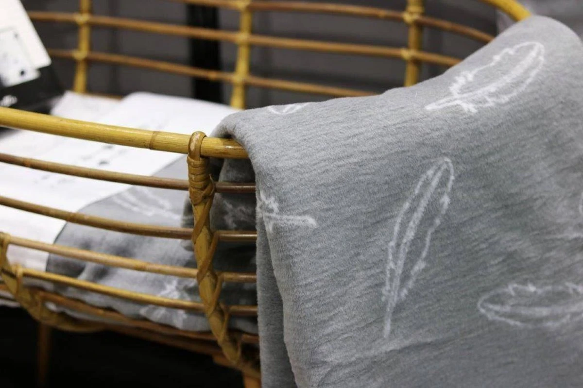 Meyco Clouds/Dots/Feathers Hydrofiele Doeken - 3-pack - Grey - 70x70cm - Image 4