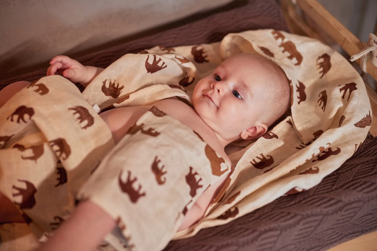 Jollein Hydrofiel Multidoek 115x115cm - Savannah - 2 Stuks - Image 4