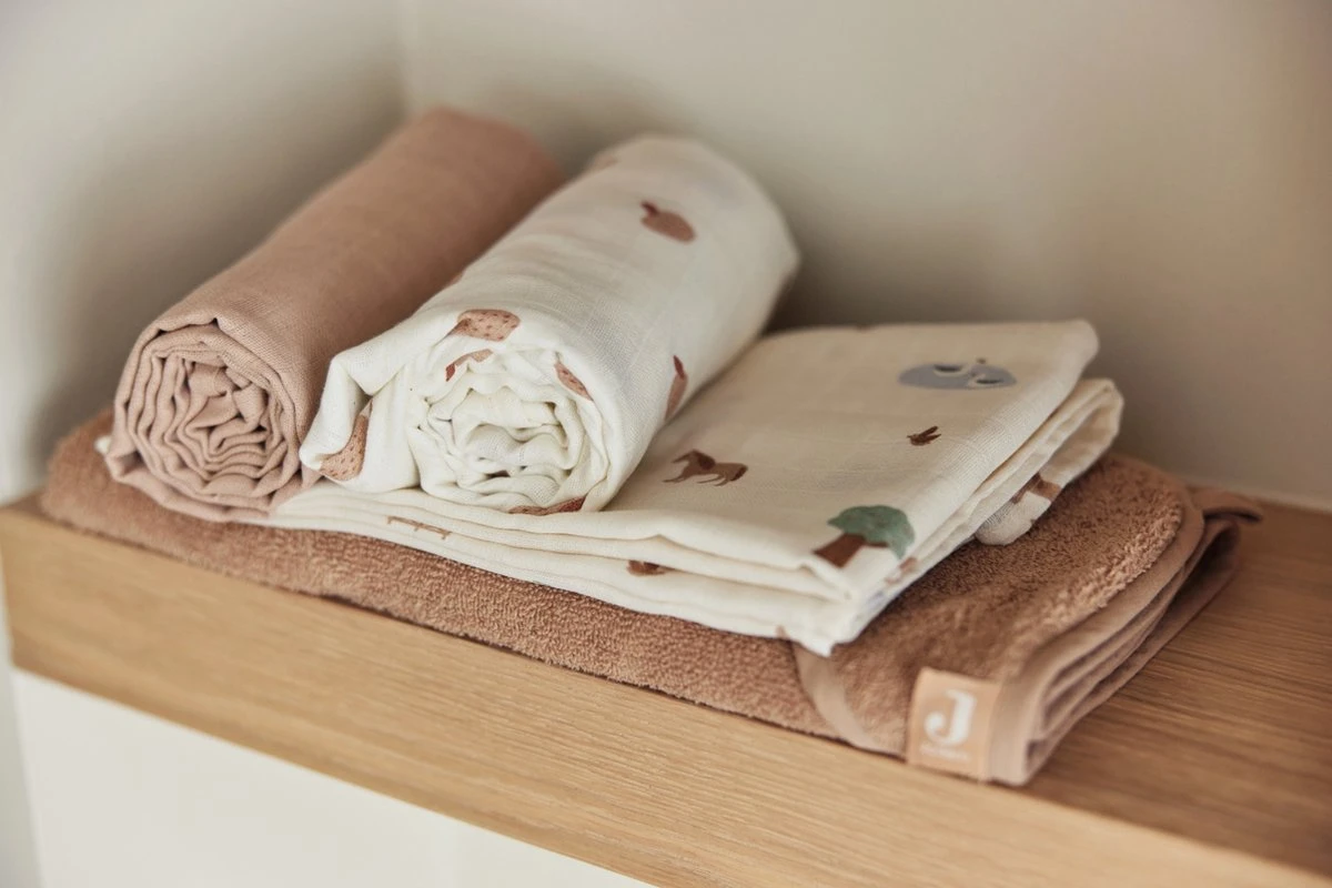 Jollein Hydrofiele Doek Small 70x70cm Farm - 3 Stuks - Image 4