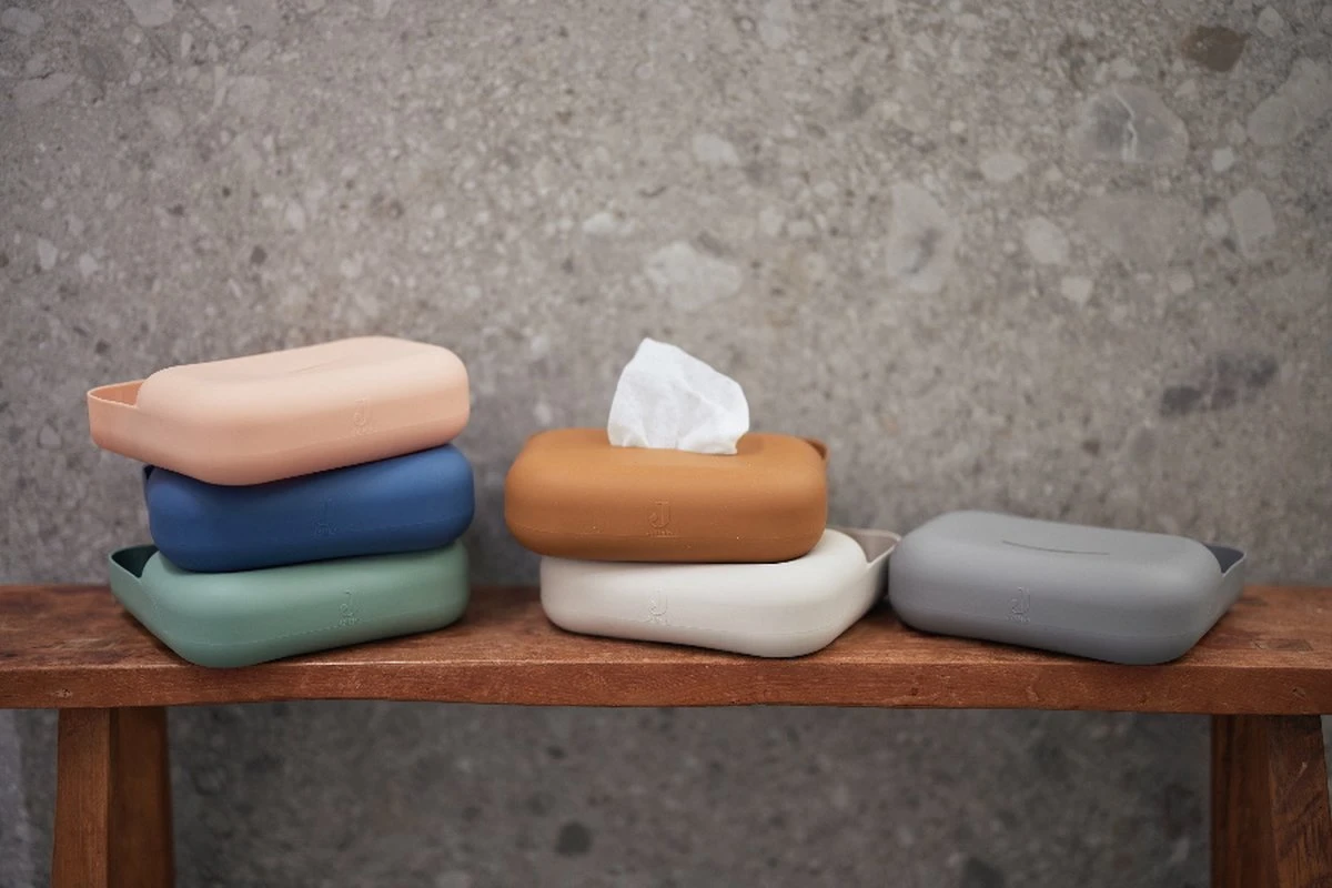 Jollein Billendoekjes Box Siliconen - Pale Pink - Image 4