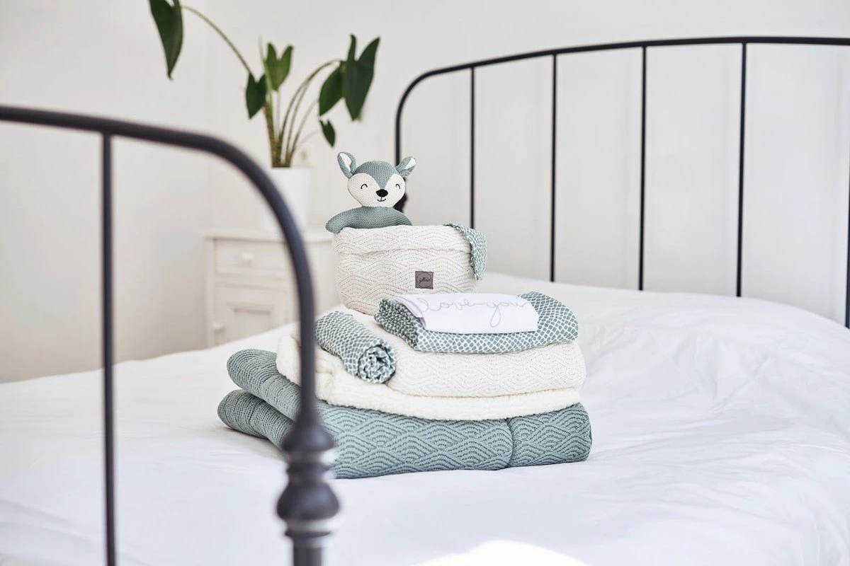 Jollein Hydrofiel Multidoek Snake 70x70cm - Pale Pink - 3 Stuks - Image 17