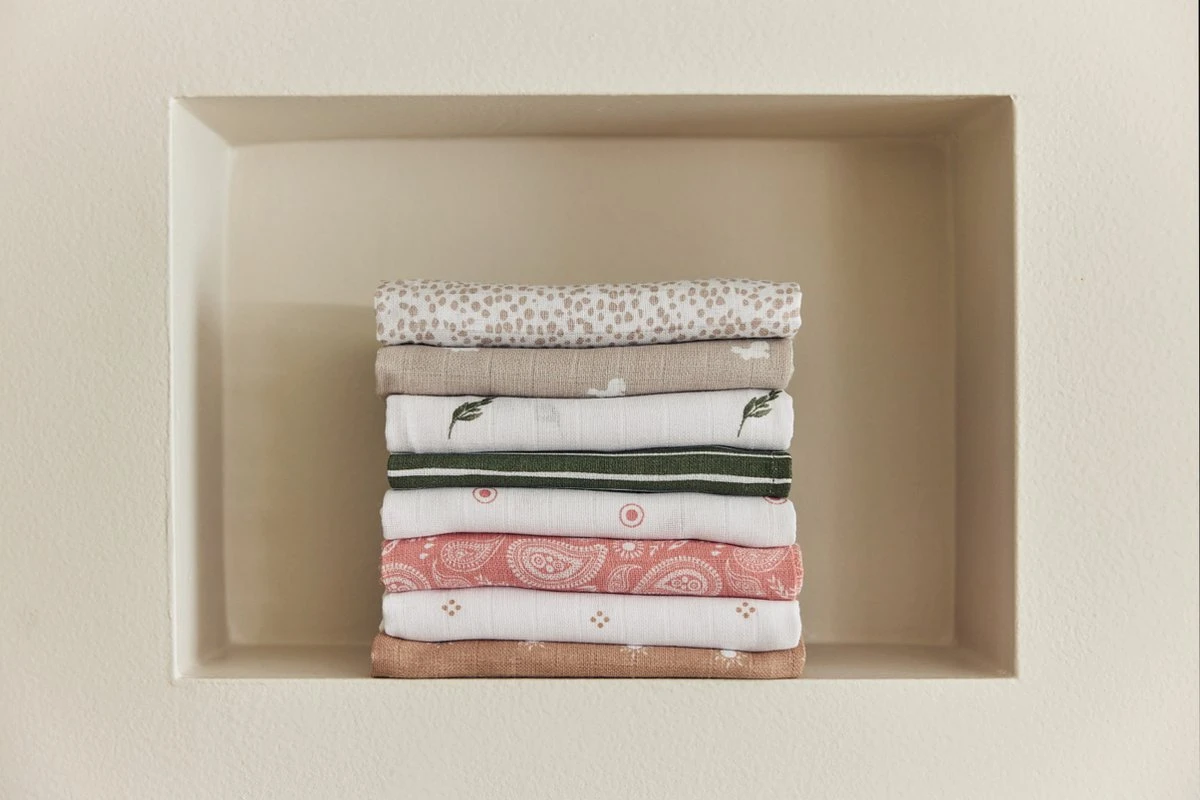 Jollein Hydrofiele Doek Small 70x70cm Dotted - 3 Stuks - Image 6