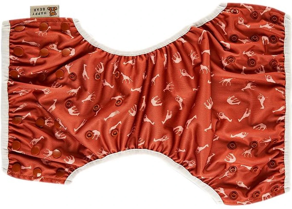 HappyBear | Zwemluier - Savanna | 0-3 Jaar | Wasbaar | Licht En Compact - Handig Voor Op Reis | Goede Pasvorm Door Elastische Sluiting - Image 5