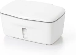 OXO Tot Doekjesverdeler - Billendoekjesdoos- Billendoekjes Houder - Billendoekjesbox - Wipe Box- Vochtige Doekjes Houder- Wit-Grey