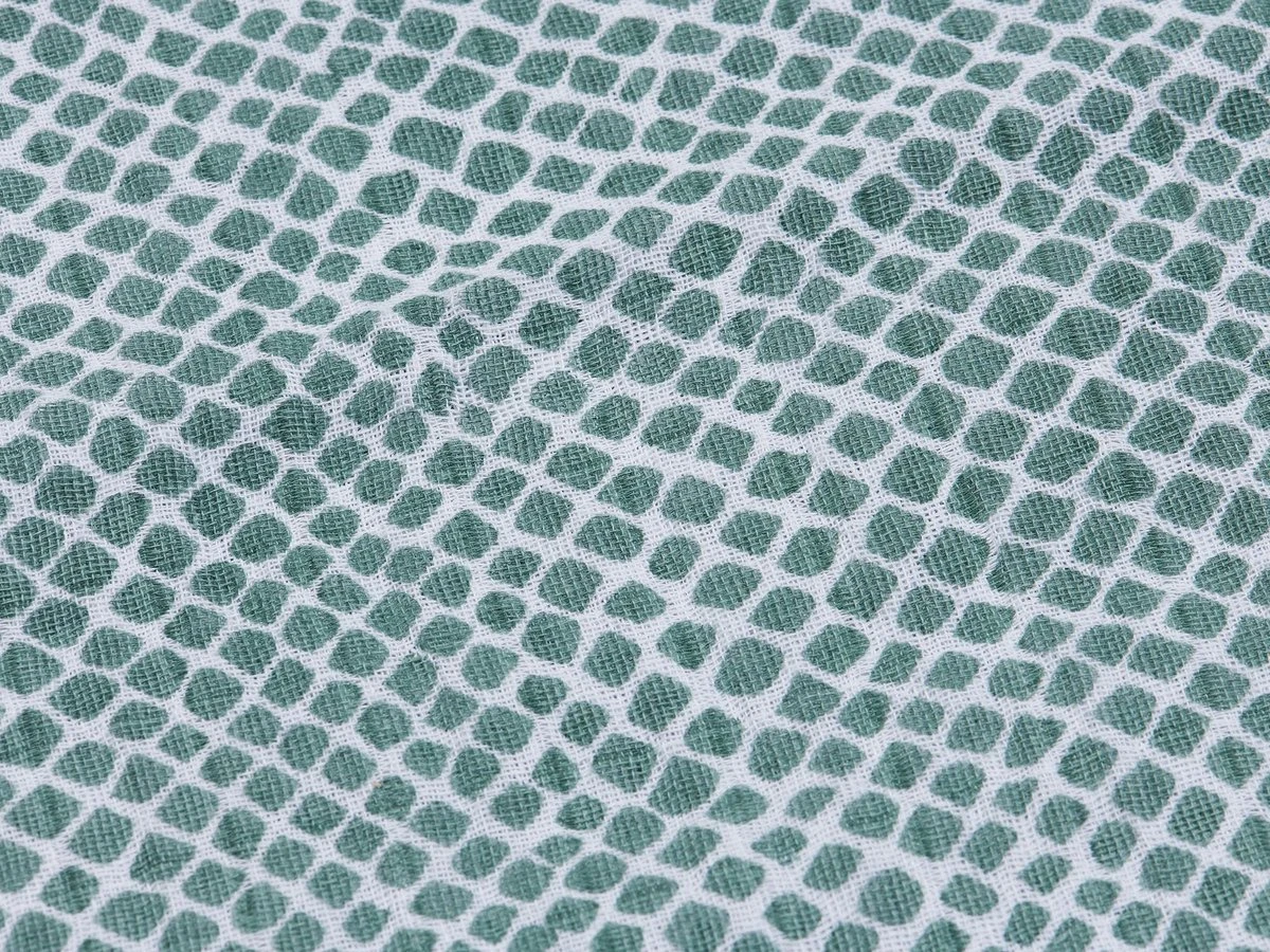 Jollein Hydrofiel Multidoek Snake 70x70cm - Ash Green - 3 Stuks - Image 3