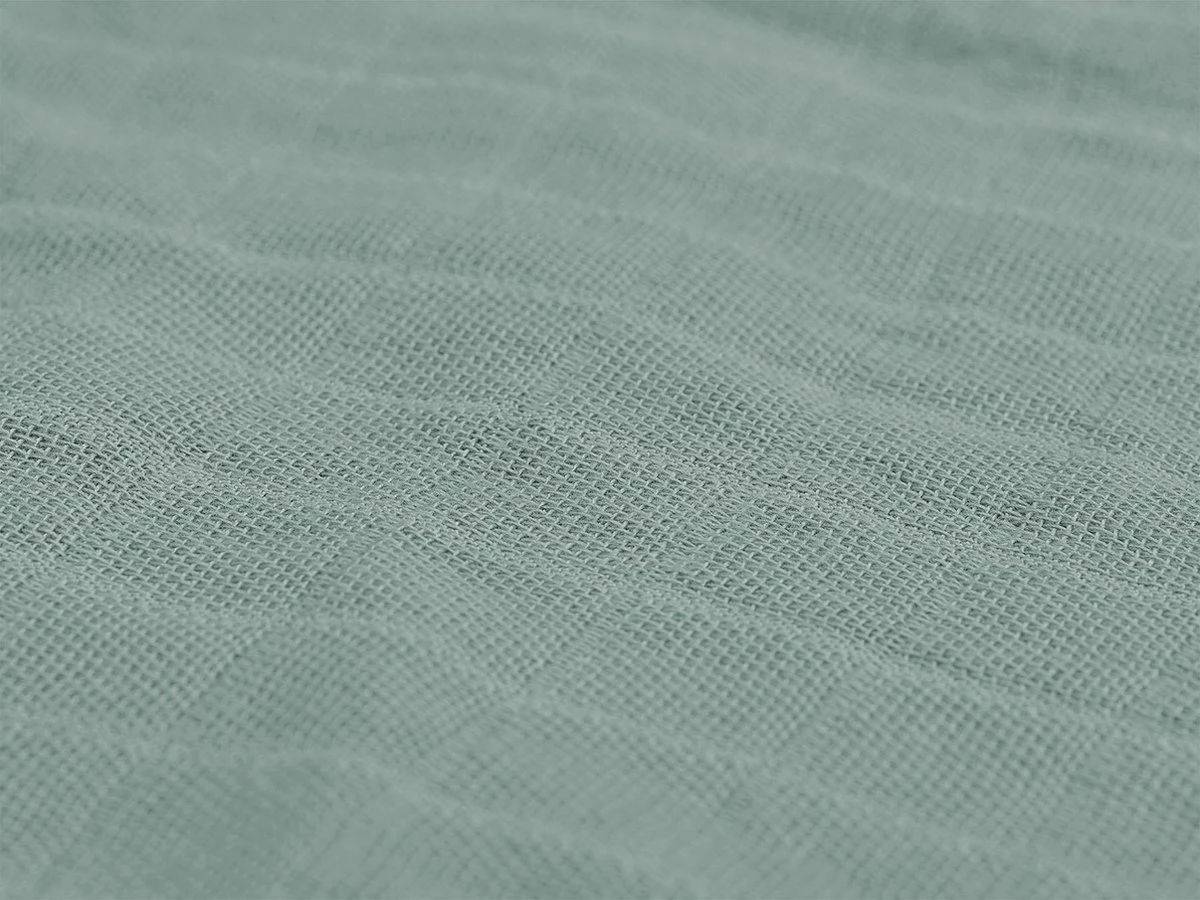 Jollein Hydrofiele Doek Large 115x115cm Bamboe Katoen - Ash Green - 2 Stuks - Image 6