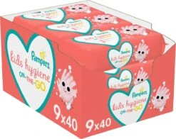 Pampers® Pampers - Snoetenpoetsers - On-The-Go Kids Hygiene - 360 Doekjes - 9 X 40