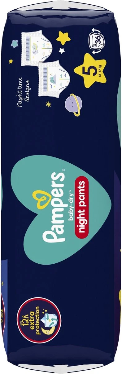 Pampers® Pampers - Night Pants - Maat 5 - Small Pack - 36 Luierbroekjes - Image 9