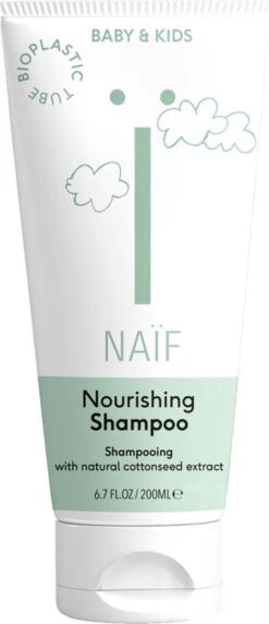 Naïf Verzorgende Shampoo - Baby En Kind - 200ml - Met Natuurlijke Ingrediënten