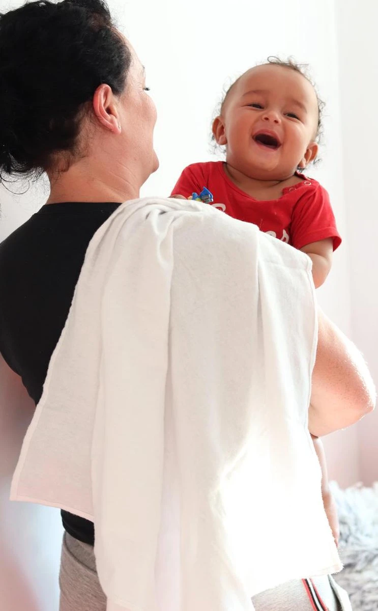 Flanellen Luiers - 3 Pack - 80cm X 80cm - Wit - FENSILO - Image 6