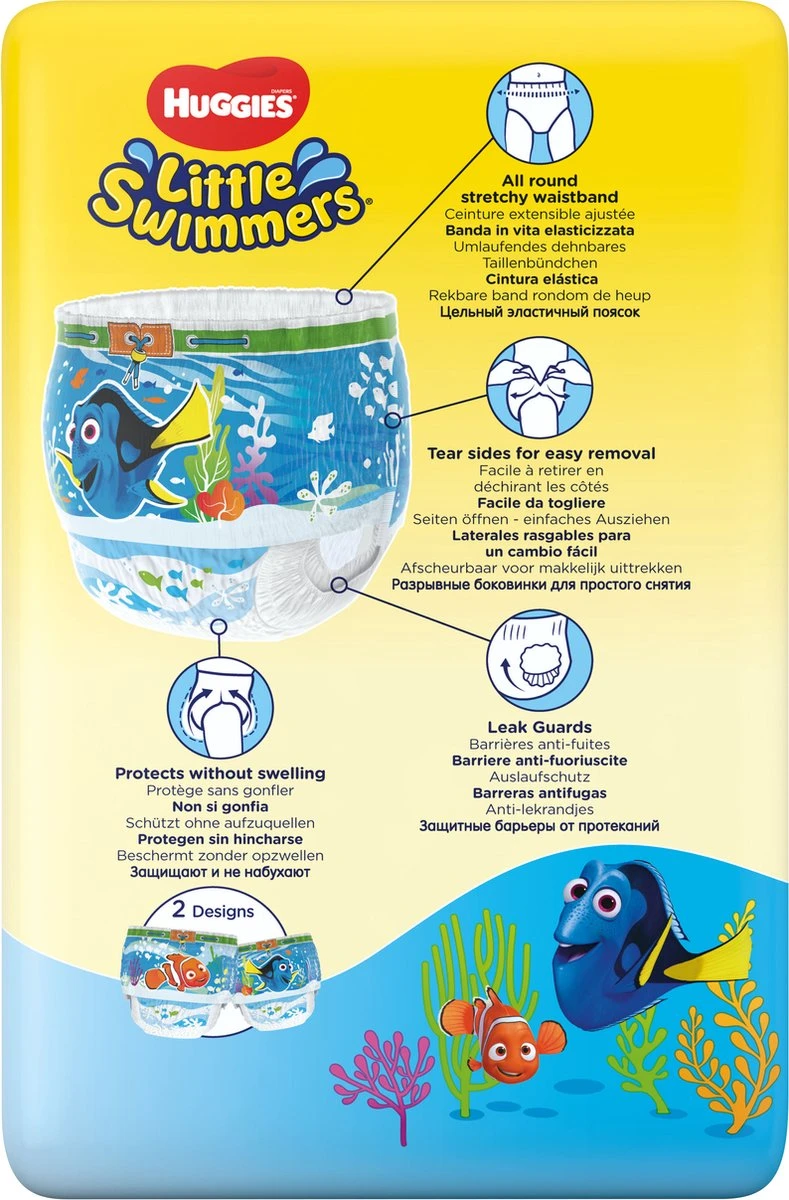 Huggies Little Swimmers - Zwemluiers - Maat 3/4 - (7 Tot 15 Kg) - Voordeelverpakking - 36 Stuks - Image 7